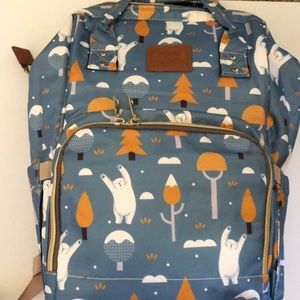 ❄️ NEW! Polar Bear Style Diaper/Nappy Backpack 🎒